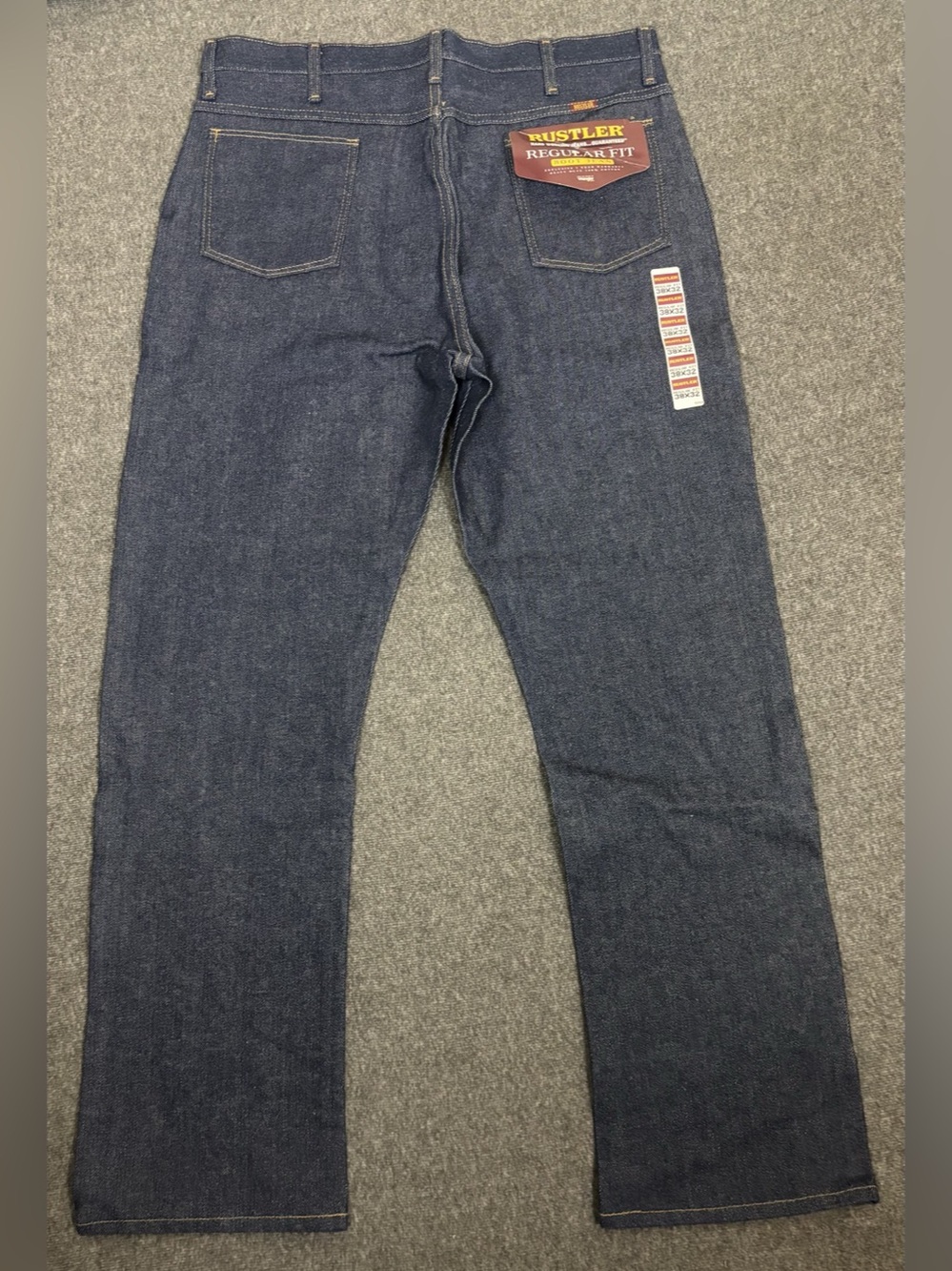 Rustler | By Wrangler | Men’s Regular Fit Denim Jeans | Waist 38x32